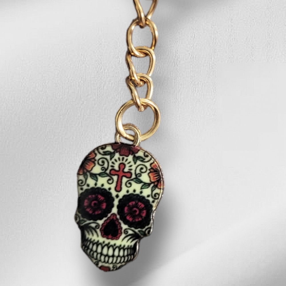 New sugar skull keychain - Picture 3 of 3